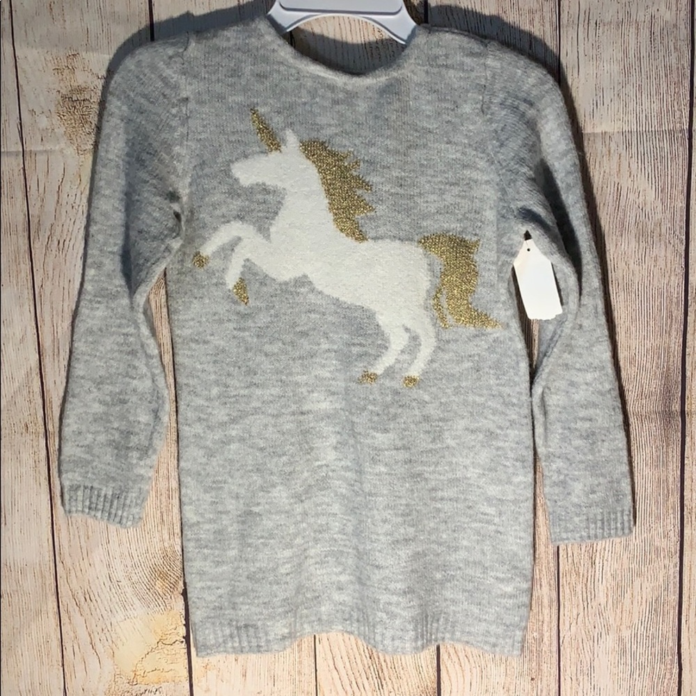 New girls size 6/6X unicorn sweater